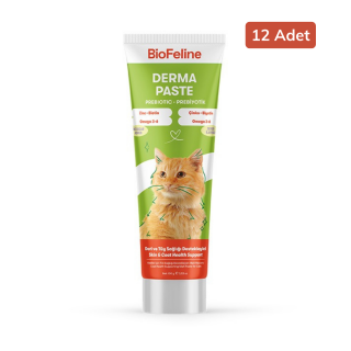 BioFeline Kediler için Biotinli Malt Macun 100 gr 12 Adet