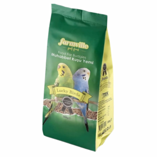 Bypet Farmville 8 Karışımlı Premium Muhabbet Kuşu Yemi 500 Gram