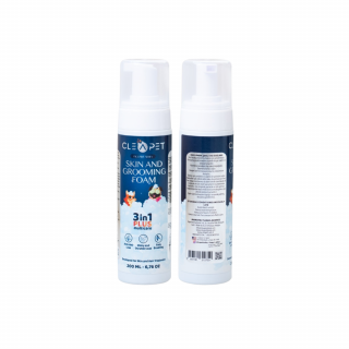 Cleapet Antibakteriyel Tüy Bakım Köpüğü 250 ml 10 Adet