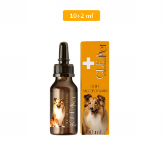Cleapet Multivitamin Dog 100 ml 10+2 mf