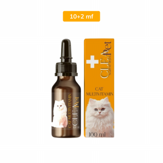 Cleapet Multivitamin Cat 100 ml 10+2 mf