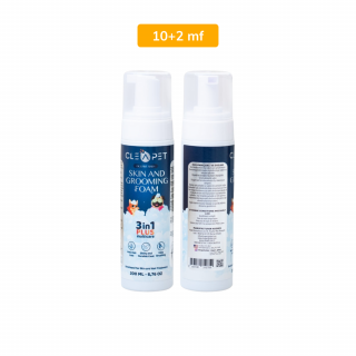 Cleapet Antibakteriyel Tüy Bakım Köpüğü 250 ml 10+2 mf