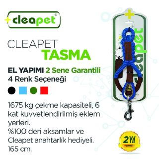 Cleapet Gezdirme Kayışı Saks Mavi