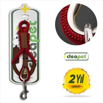 Cleapet Gezdirme Kayışı Kırmızı