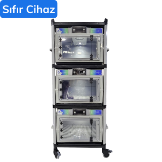 Espetcage Es300Pro Veteriner Yoğun Bakım Ünitesi Üçlü