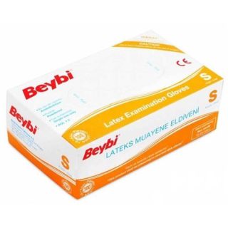 Beyi Eldiven Pudrasız Small 100'lü