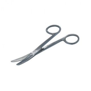 Kruuse Cerrahi Makas 16 cm Eğri Künt-Künt