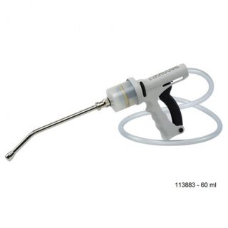 Kruuse Ayarlanabilir Hortumlu Otomatik İlaç İçirme Enjektörü 60 ml