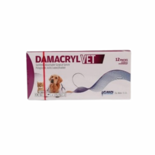 Damacryl Vet Cerrahi PGA İğne Keskin No: 2/0  12'li Kutu