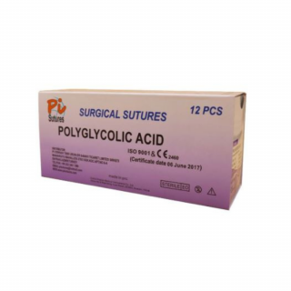 Pi Sütür Cerrahi İplik PGLA Yuvarlak USP:5/0 16 mm 1/2 75 cm 12'li Kutu