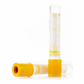 Vakumlu Jelli Tüp 5 ML (Sarı Kapak) 100'lü Paket