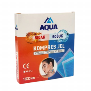 Aqua Sıcak - Soğuk Kompres Jel 13x13 cm
