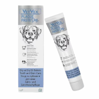 Vetvex Plaque Pasta Köpekler Için Diş ve Diş Eti Bakımı (Plak ve Tartar Önleme) 100 gr