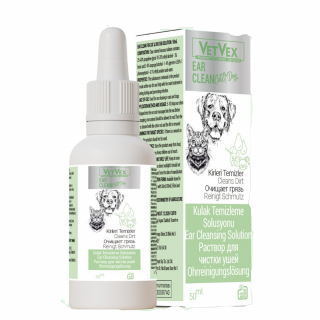Vetvex Ear Clean Kedi ve Köpekler Için Kulak Temizleme Solisyonu 50 ml