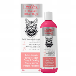 Vetvex Dermacare Shampoo-Kedi Bakım Şampuanı 200 ml
