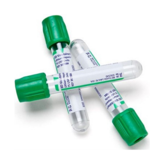 Lityum Heparinli Tüp 2 ML (Yeşil Kapak) 100'lü Paket