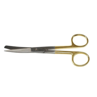 Kruuse Veteriner Makas 14 cm K/S Eğri Avrupa Kalite