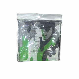 Neck Gaiter Bandana Siyah-Yeşil Kamuflaj