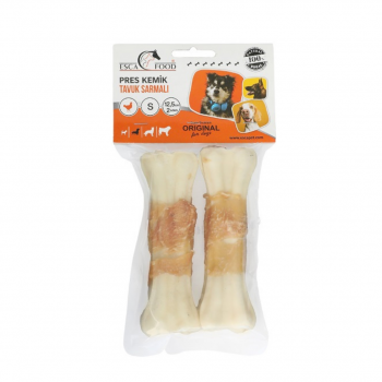 Esca Food Tavuklu Pres Kemik 12,5 cm 2'li 100 gr