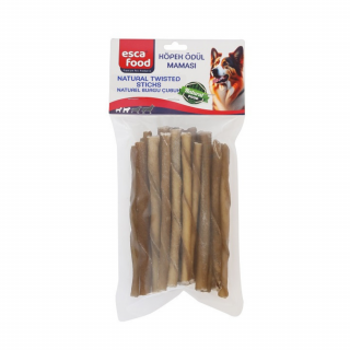 Esca Food Naturel Burgu Kemik 12 cm 250 gr 50'li Paket