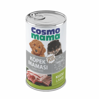 Cosmo Mama Kuzu Etli Konserve Yavru Köpek Maması 12 Adet x 415 gr