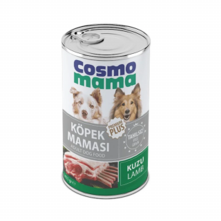 Cosmo Mama Kuzu Etli Yetişkin Konserve Köpek Maması 24 Adet x 415 gr