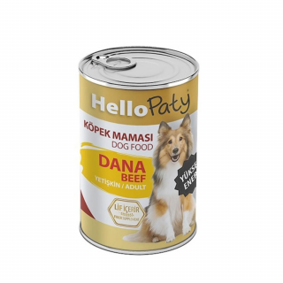 Hello Paty Dana Etli Yetişkin Yüksek Enerjili Konserve Köpek Maması 12 Adet x 415 gr