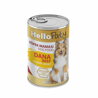 Hello Paty Dana Etli Yetişkin Konserve Köpek Maması 24 Adet x 415 gr