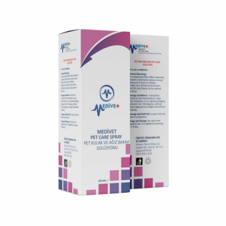 Medivet Pet Kulak ve Ağız Bakım Solüsyonu 100 ml