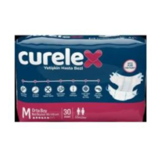 Curelex Yetişkin Hasta Bezi 30'Lu Medium
