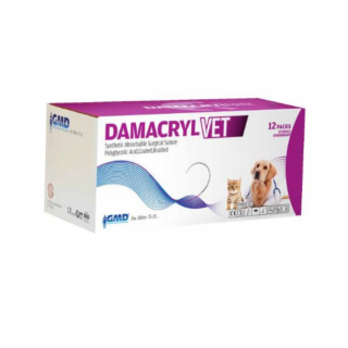 Damacryl Vet Cerrahi PGA İğne Keskin No: 1 12'li Kutu