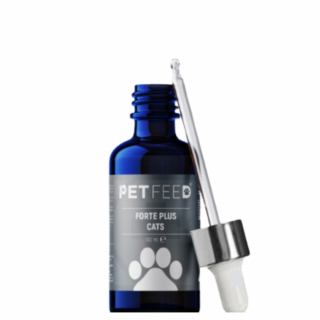 Pet Feed Forte Plus Cats 100 ML (Kedi İçin Tüy Sağlığı - Tüy Dökülmesi Önleyici Damla)