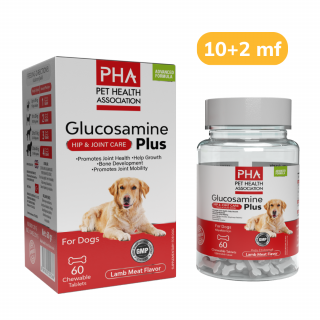 PHA Glucosamine Plus (Köpekler İçin) 60 Tablet 10+2 MF