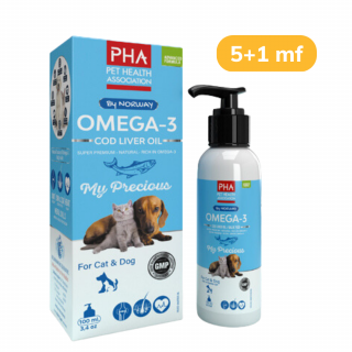 PHA Omega-3 Kedi ve Köpekler için Balık Yağı(Norveçten) 100 ml 5+1 MF
