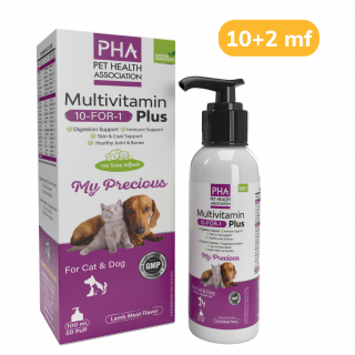 PHA Multivitamin Plus (Kedi ve Köpekler için) 10-For-1 100 ml 10+2 MF