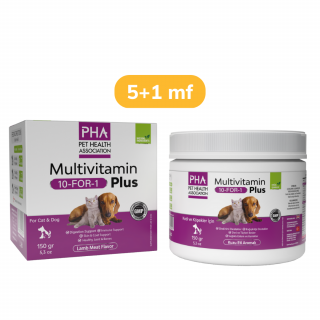 PHA Multivitamin Plus (Kedi ve Köpekler için) 10-For-1 150 gr Toz 5+1 MF