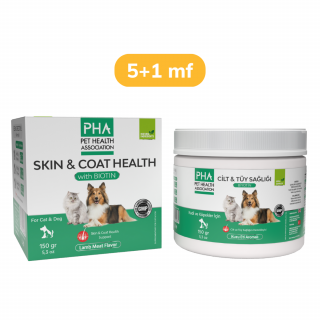 PHA Skin & Coat Health(Köpek Cilt ve Tüy Sağlığı için) 150 gr 5+1 MF