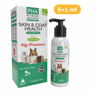 PHA Skin & Coat Health(Kedi ve Köpeklerin Cilt ve Tüy Sağlığı için) 100 ml 5+1 MF
