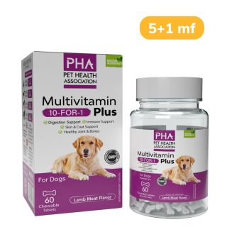 PHA Multivitamin Plus (Köpekler için) 10-For-1 60 Tablet 5+1 MF