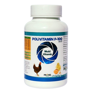 Prosel Polivitamin P-100 Kanatlılar için Multivitamin 50 gr