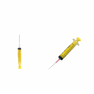 TTT Plastik Enjektör 10 ml Contalı 18G Pembe İğneli 1 Koli (1500 Adet)