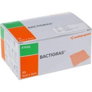 Bactigras 5cm x 5cm Parafinli Gazlı Bez 50 li Paket