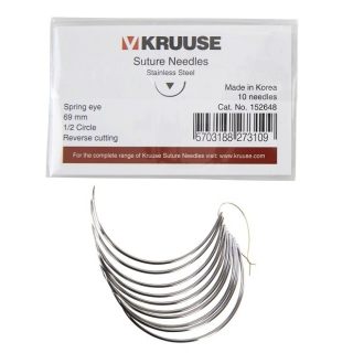 Kruuse Sütür İğnesi Regular 1/2 Keskin 41 mm (10 Adet)