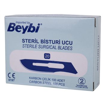 Beybi Steril Bistüri Ucu No:20 100 Adet