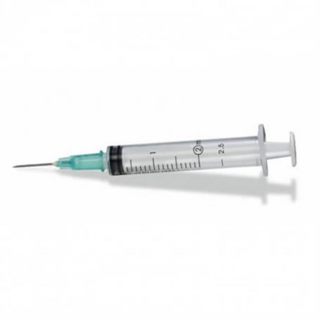 TTT 5cc 3 Parça Yeşil Kısa Uçlu Enjektör 1 Paket(200 Adet)