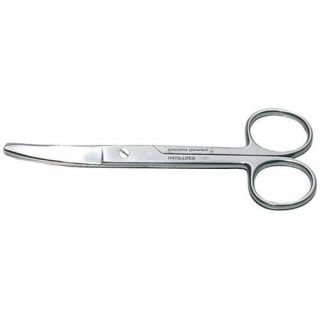 Hauptner Veteriner Makas 18 cm Künt / Künt Eğri