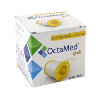 Octamed İpek Tıbbi Flaster 5cm x 5m 5 Adet