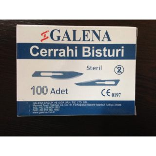 Galena Cerrahi Bistüri Ucu 100'lü No: 21
