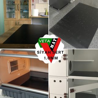 VETA MAT Siyah Sert 1mm 70cm*140cm