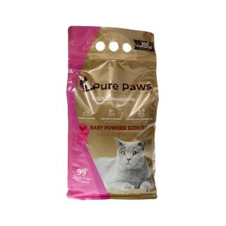 Pure Paws İnce Taneli Bebek Pudralı Bentonit Kedi Kumu 5 lt